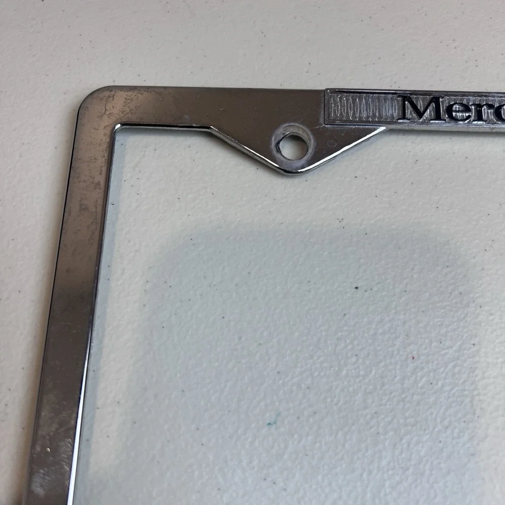 Vintage‎ Mercedes Benz Boerne, Texas License Plate Frame Metal Original Dealer